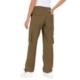 thumbnail image 5 of HDE Women's High Waisted Baggy Y2K Cargo Pants with Pockets Brown L, 5 of 6
