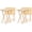 Natural, variant on Folding TV Tray Set, Black - Collapsible Portable Snack Serving Tables, Home Furniture for Living Room, Bedroom, and Kitchen