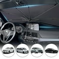 thumbnail image 4 of Parasol para Parabrisas de Automóvil: Pantalla de Aislamiento Térmico Protectora UV Giratoria y Plegable de 360° Diseño de Almacenamiento Compacto Ajuste Universal para Sedanes, 4 of 6