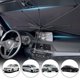 thumbnail image 4 of Parasol para Parabrisas de Automóvil: Pantalla de Aislamiento Térmico Protectora UV Giratoria y Plegable de 360° Diseño de Almacenamiento Compacto Ajuste Universal para Sedanes, 4 of 6