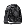 thumbnail image 1 of USB-tischventilator, 3-gang-tischventilator, 360 Einstellbarer Leiser Ventilator, Tragbarer Ventilator, Auto, Outdoor-camping-schwarz Hy, 1 of 5