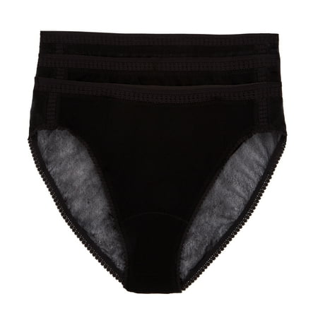 

OnGossamer Womens Gossamer Mesh Hi-Cut Brief 3-Pack Style-3012P3