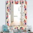 thumbnail image 2 of DESIGN ART Designart 'Japanese Floral Pattern' Bohemian and Eclectic Mirror - Vanity Printed Mirror 23.7 in. wide x 31.5 in. high, 2 of 5