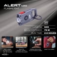 thumbnail image 6 of Police Security Alert 120 Keychain 500 Lumen Rechargeable Flashlight, 6 of 7
