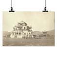 thumbnail image 2 of Print: Onanski Datsan Or Buddhist Monastery, Prayer Wheel In Foreground, 2 of 4
