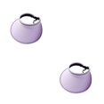 thumbnail image 4 of Jumpingount Sombrero de tela fresca plegable - Cuerda de viento extraíble con disminución de 5 ℃ Cubierta de 270 ° 92 g Banda elástica para Violeta 2Conjunto, 4 of 6
