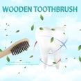 thumbnail image 3 of 10pcs Bamboo Charcoal Toothbrushes Soft Bristles Eco Friendly Oral Care Travel Tooth Brush, 3 of 7