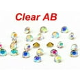 thumbnail image 4 of EOEMY 1440 Clear Ss6-Ss16 Diamond Point Back Rhinestones Gems Crystal Chatons Strass-Ss16 (3.8-4.0mm)-Clear Ab, 4 of 9