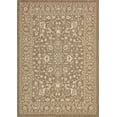 thumbnail image 2 of 8' x 11.25' Brown and Beige Border Rectangular Outdoor Area Throw Rug, 2 of 6