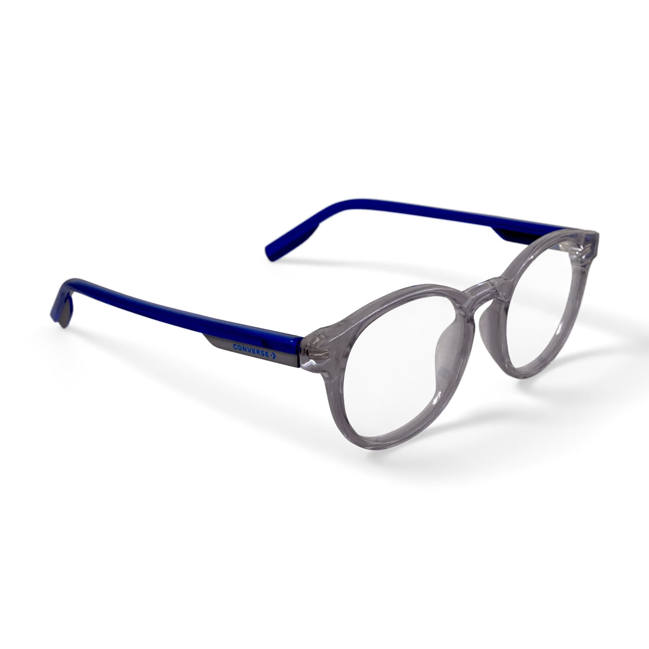 Converse Youth CV5023Y Prescription Eyeglasses with Case, Grey Crystal