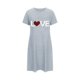 thumbnail image 5 of Camisón corto de talla grande para mujer, camisón de manga corta con estampado de pecho a la moda, camisón para mujer, 5 of 5