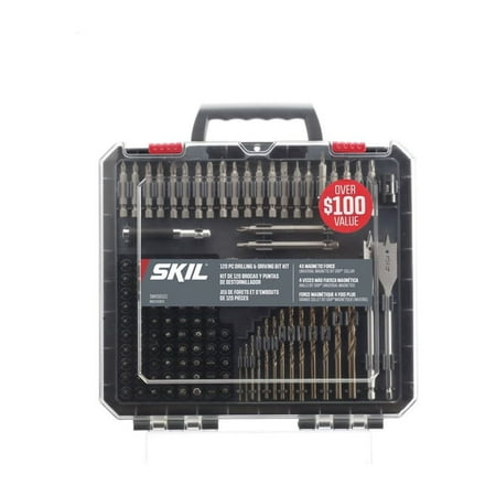 UPC: 0039725075635 | SKIL 120pcs Drilling and Screw Driving Bit Set with Bit Grip  SMXS8501