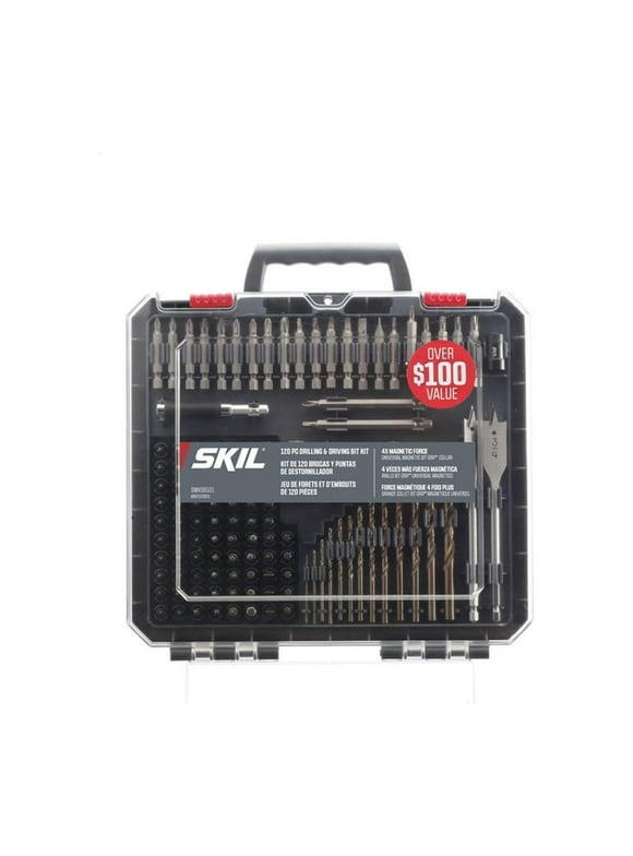SKIL 120-Piece Drilling & Driving Set with Bit Grip, SMXS8501