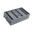 thumbnail image 4 of Shangren Folded Drawer Organizer Drawer Organizer Tray for Kitchen Utensils Home Desk Gray 3 Tier, 4 of 8