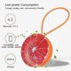 thumbnail image 3 of Mini Small Portable Bluetooth V4.2 Outdoor Fruit-Shaped Speaker USB Music Player 3D Stereo,SO Cute (Grapefruit), 3 of 5