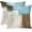 Beige Blue, variant on Throw Pillow Covers Modern Home Art Decor, 18 x 18 Inches Set of 2 Pillow Cases Decorative, Abstract Oil Painting Pillowcases for Bedroom, Living Room, Taupe Tan Grey Brown Beige