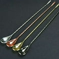 thumbnail image 4 of 2 Pcs Cocktail Spoon Bar Supplies Cocktail Mixing Spoon Stirring Spoon Drink Mixes Mixing Spoons, 4 of 6