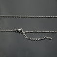 thumbnail image 4 of Myospark Heart Silver Necklaces, Stainless Steel, Cable, Includes Velvet Bags, 4 of 7