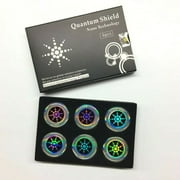 Set of 6 Quantum Shield stickers for mobile phones Radiation protection from EMF Fusion Excel Radiation protection Colour