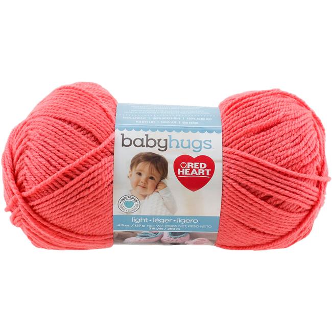 E403 3258 C C RED HEART BABY HUGS YARN LIGHT 4 5OZ PEACHIE