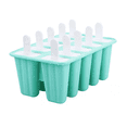 thumbnail image 1 of Molde De Silicón 10 Paletas Grado Alimenticio Y 10 Palitos, Verde, 1 of 5