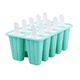 thumbnail image 1 of Molde De Silicón 10 Paletas Grado Alimenticio Y 10 Palitos, Verde, 1 of 5