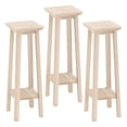 thumbnail image 1 of FUEENIRVA 3 Pcs Mini Support de Fleurs Rangement en Bois Design Moderne pour Amateurs de Miniatures 8.90X2.80X2.80CM, 1 of 8