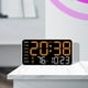 thumbnail image 4 of Reloj de Pared Digital Led con Pantalla Grande, Despertador y Calendario Digital, Ideal para Sala de Estar, Dormitorio, Oficina y Tienda., 4 of 6