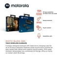 thumbnail image 2 of Motorola Motobud 085 Black True Wireless Bluetooth Earbuds, 2 of 5
