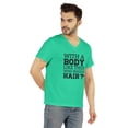 thumbnail image 2 of Inkmeso Mens Tshirt&nbsp;With A Body Like This Who Needs Hair ? Tshirt For Daddys Gift Tee Shirt For Funny Balding Dad Tee, 2 of 6
