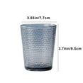 thumbnail image 3 of Yannianjz under $5 2Pcs Acrylic Glasses Plastic Tumbler, Clear Plastic Reusable Drinking Glasses Restaurant Cups Style Unbreakable Water Tumbler, Juice, Wine Cups, 3 of 6