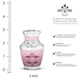 thumbnail image 2 of JAGASY Pink Cremation Urns for Girl - Flamingo Couple Decorative Urn for Human Ashes - Pink Small Urn for Ashes Adult Male - Keepsake Funeral Urns for Boy - (3 Inch), 2 of 7