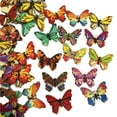 thumbnail image 4 of 50 Uds. Botones Costura Mariposa Ropa para Tejer DIY (25x18mm), 4 of 8