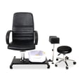 thumbnail image 3 of Silla para Pedicure, Incluye Banco y Máquina de Hidromasaje, Altura Ajustable (Negro), 3 of 5