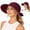 Purple, variant on AirLoni Summer Hats For Women 2 In 1 Women’s Sun Visor Caps Zipper Off Ponytail Friendly Foldable Lightweight One Size 1 pc