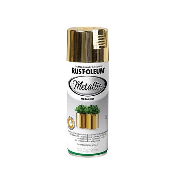 esmalte antióxido en aerosol de 312 gr plata metálico