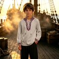 thumbnail image 2 of Weebloom Kids Boys Medieval Renaissance Pirate Shirt Long Sleeve Cosplay Shirt Dress Up Top Role Play Halloween Shirts,Size 3-16 Y, 2 of 6