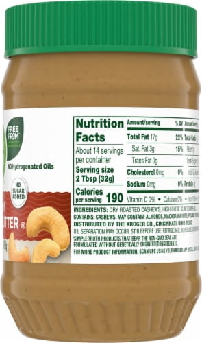 Simple Truth Smooth Cashew Butter - 16 oz