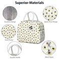 thumbnail image 4 of Lunch Bag Lunch Box for Women Reusable Insulated Lunch Bags,Water-Resistant White Avocado Slicer Cooler Lunch Tote Bag, Large Capacity for Work Travel Picnic, 4 of 6