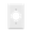 White, variant on ENERLITES 1.406" Hole Single Receptacle Outlet Wall Plate, Size 1-Gang 4.50" x 2.76", Polycarbonate Thermoplastic, 8851-W, White