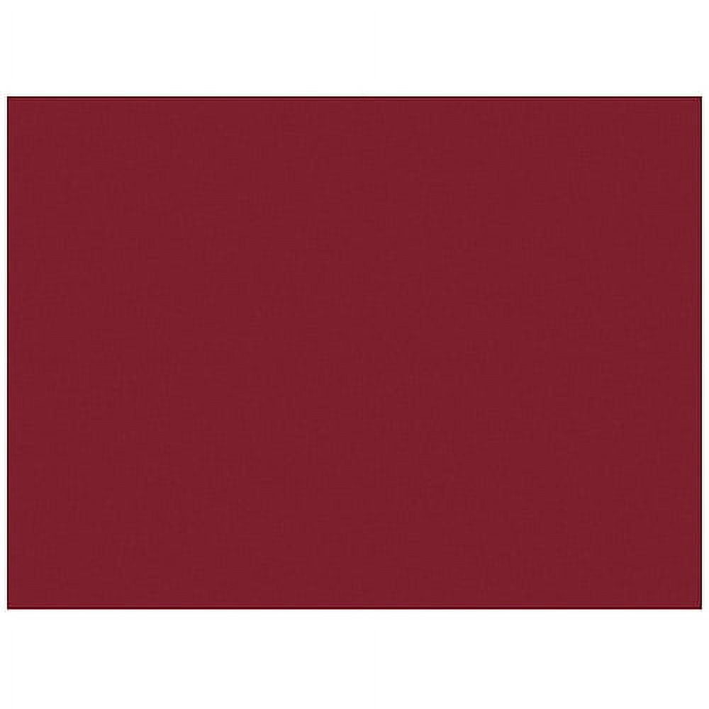 OFM Plastic Stacking Chair in Burgundy