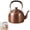 Bronze, variant on Bxaolu Whistling Kettle Teapot, Premium Copper Tea Kettle for Stove Top, Rustic Tea Pot with Ergonomic Handle, Work for All Stovetops, Bronze (3.2 QT)