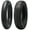 Rear 90/90-12, variant on Front & Rear Street Tire with Inner Tubes – 60/90-14 (2.50-14) Front + 90/90-12 (3.00-12) Rear, Road Tire and Straight Valve Stem Tube for on-Road Motorcycle Scooter Moped E-Bike Kids Bike