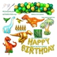 thumbnail image 4 of Suministros para fiestas de cumpleaños de dinosaurios, de para niños, decoraciones para fiestas de dinosaurios, fiestas temáti Gloria globo de cumpleaños de dinosaurio, 4 of 8