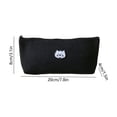 thumbnail image 3 of Hyknon Cute Bear Pencil Case, Large Capacity Aesthetic Pencil Pouch with Zipper, Portable Stationery Makeup Storage Bag for Classroom College Office, 3 of 6