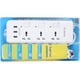thumbnail image 1 of Inteprter Universal Smart Socket Surge Protector Power Strip es un cable de 2 m de diseño 6 en 1 con 3 puertos de carga USB y 3 salidas para enchufe de Accesorios para electrodomésticos Inteprter HA002560-00, 1 of 1