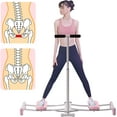 thumbnail image 2 of TOOL1SHOoo Leg Exercise Equipment, Pelvic Muscle Hip Trainer Inner Thigh Exerciser Home Gym Machine Pink Height Adjustable, 2 of 7