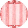 thumbnail image 1 of Ahgly Company Indoor Round Solid Red Modern Area Rugs, 6' Round, 1 of 4