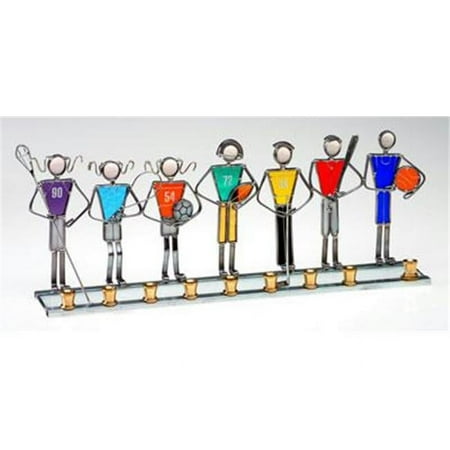Judaica Kingdom SF-BB-SM2-9817-2 Hanukkah Sports Menorahs - Sports Menorah II Male