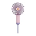 thumbnail image 1 of Smart Handheld Small Fan Cartoon Clear Small Flower 3 Usb Charging Student Gift Rope Small Fan, 1 of 5